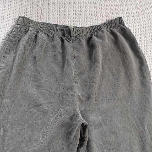 Cotton Studio Tencel Rayon Tapered Leg Elastic Waist Pants Women's Lg Lagenlook - Picture 3 of 9